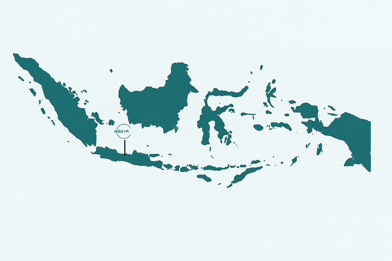 Map of Temanggung Robusta Coffee Origin – Central Java, Indonesia